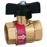 Vanne à boisseau sphérique avec clapet anti-retour Caleffi BALLSTOP 327500