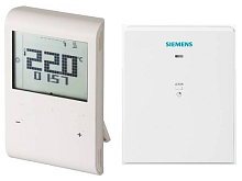 Thermostat d'ambiance sans fil Siemens RDE 100.1 RFS