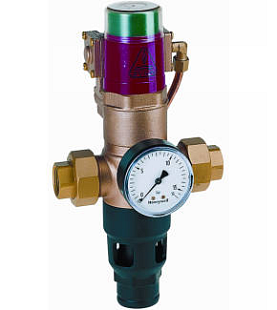 Séparateur de tuyauterie Honeywell R295H-11/2A, classe de risque 4, BRONZE, commande hydraulique, pression 0,5 bar, DN 40