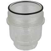 Cuve en plastique transparent avec un joint torique pour détendeurs Honeywell D06F, 1 1/2"-2"