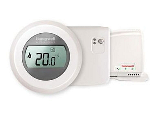 Thermostat d'ambiance sans fil monozone ROUND Honeywell Y87RFC2074, ensemble thermostat, relais, passerelle