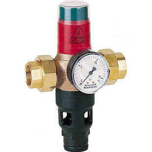 Séparateur de tuyauterie Honeywell R295-2A, classe de risque 3, BRONZE, avec manomètre et purgeur, pression 0,5 bar, DN 50